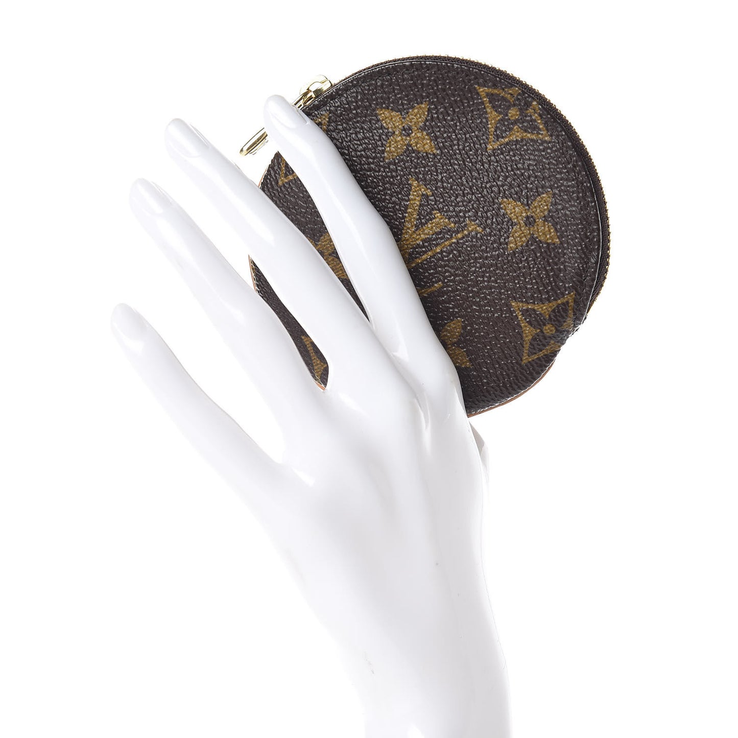Monogram Round Coin Purse