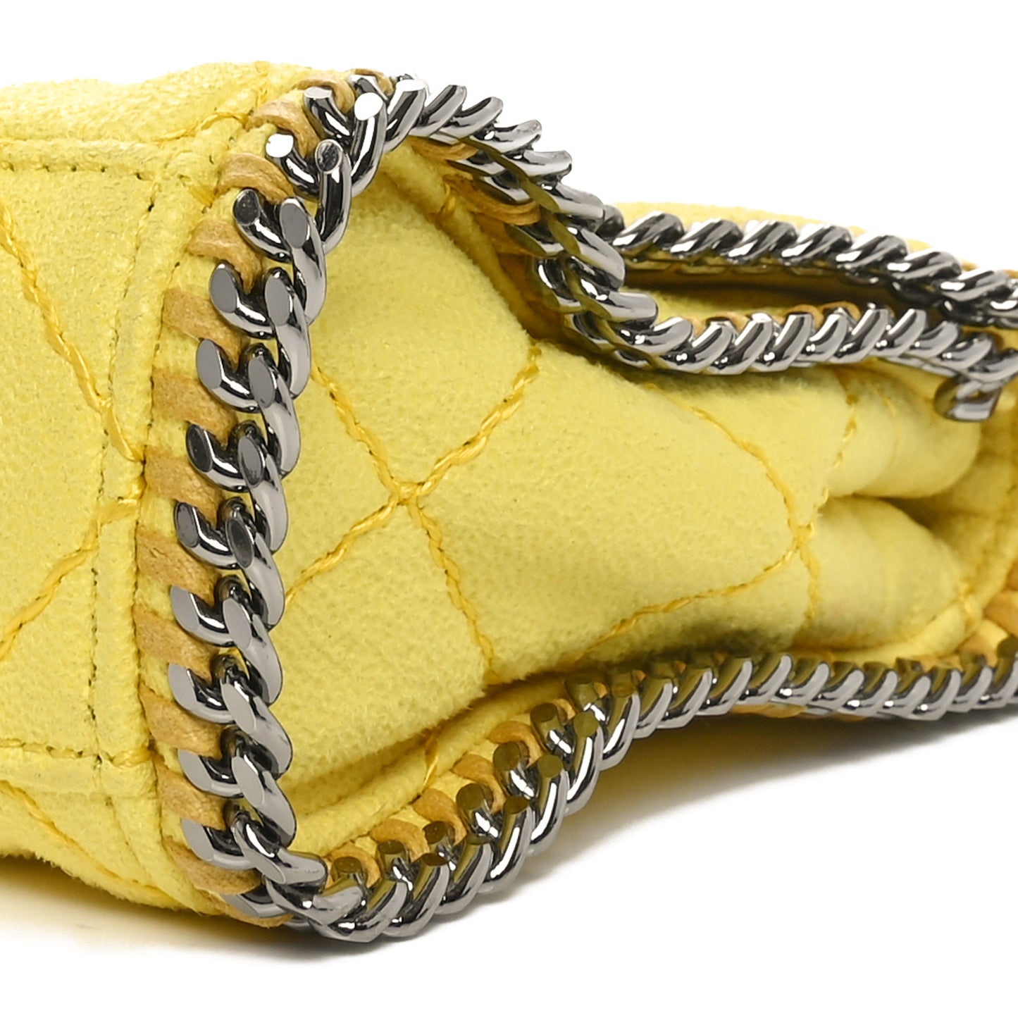 Shaggy Deer Quilted Mini Falabella Canary