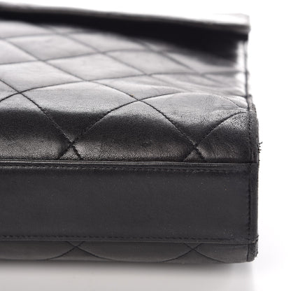 Chanel Lambskin Quilted Briefcase Laptop Bag 13 of 13