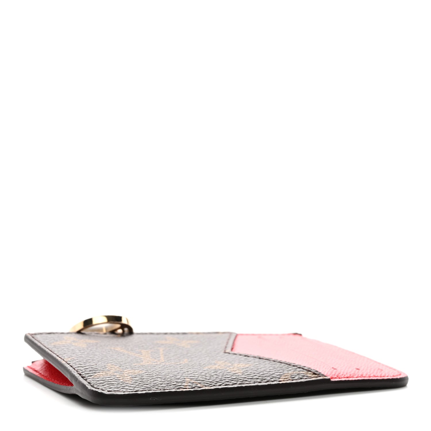 Louis Vuitton Monogram Zipped Romy Card Holder Red 1808871