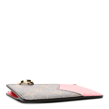 Louis Vuitton Monogram Zipped Romy Card Holder Red 4 of 7