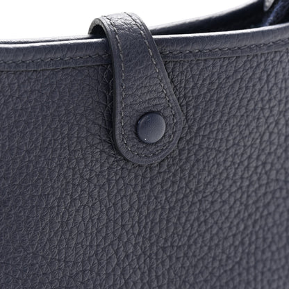 Hermes Taurillon Clemence Evelyne TPM Bleu Nuit 11 of 11