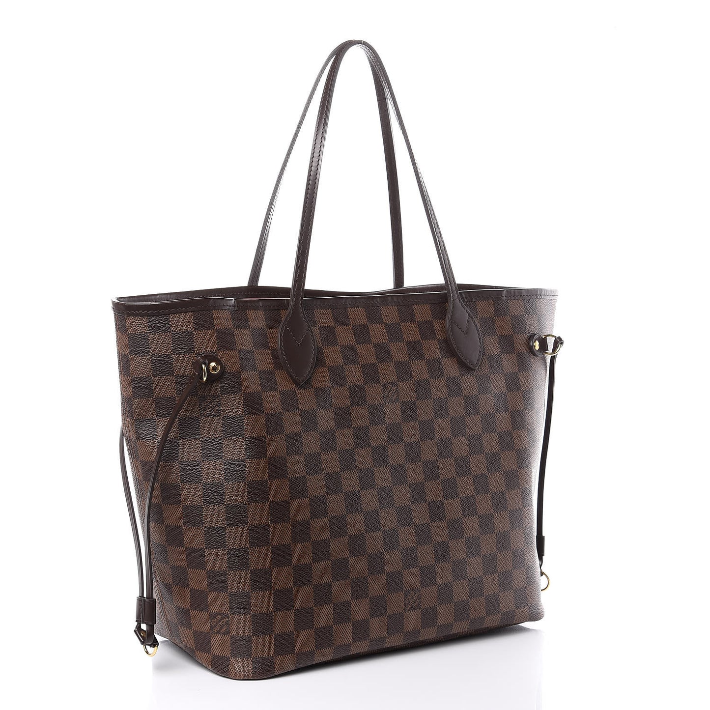 Damier Ebene Neo Neverfull MM Rose Ballerine