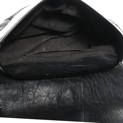 Fendi Nappa Patent B Bag Black 5 of 10