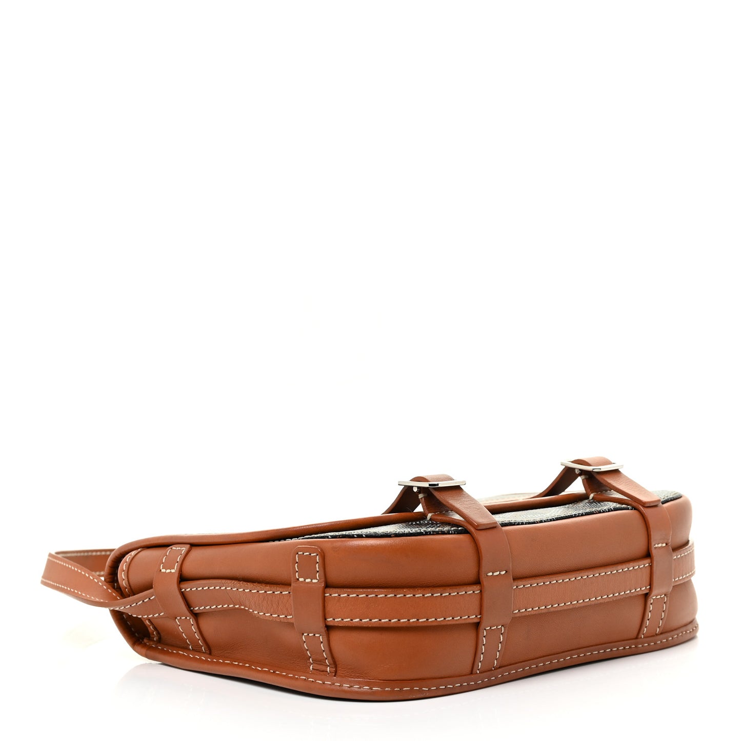 Goyardine Belvedere PM Messenger Bag Black Gold