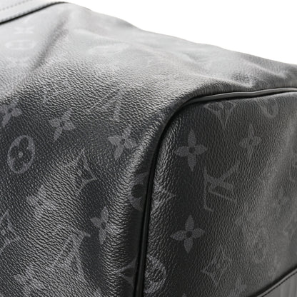 Louis Vuitton Monogram Eclipse Keepall Bandouliere 55 11 of 11