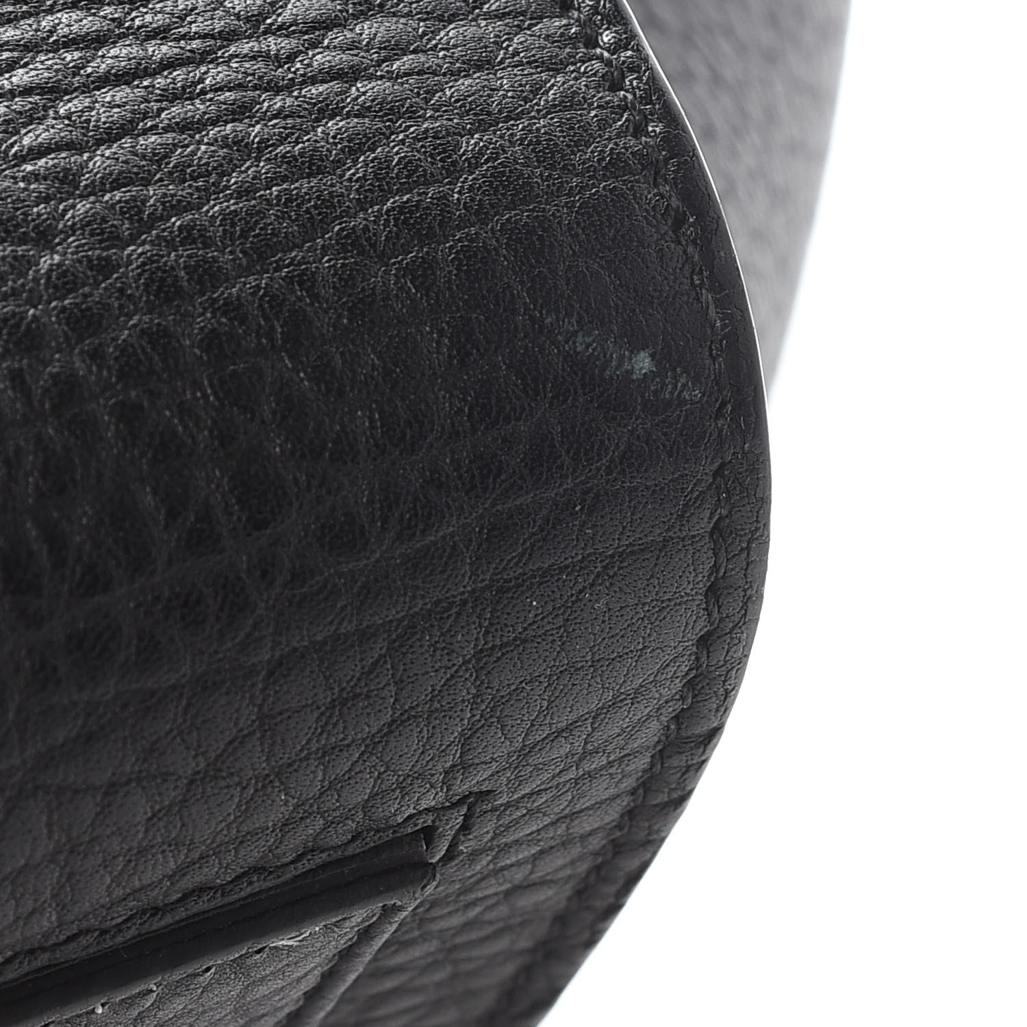 Celine Crisped Calfskin Mini Tie Knot Tote Black 7 of 12