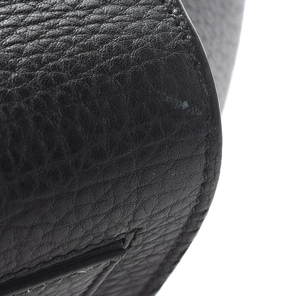 Celine Crisped Calfskin Mini Tie Knot Tote Black 7 of 12