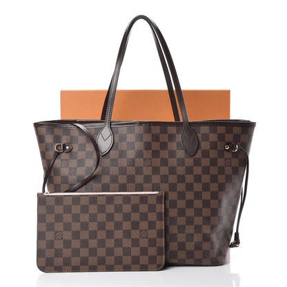 Louis Vuitton Damier Ebene Neo Neverfull MM Rose Ballerine 18 of 18