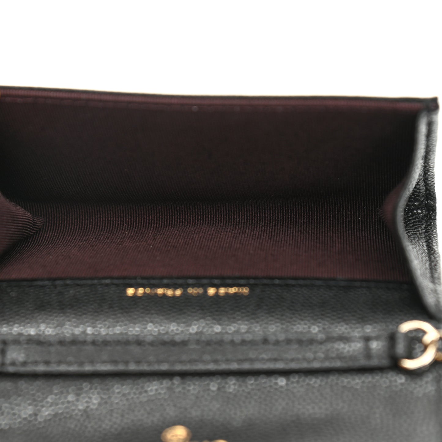 Caviar Quilted Belt Bag Black
