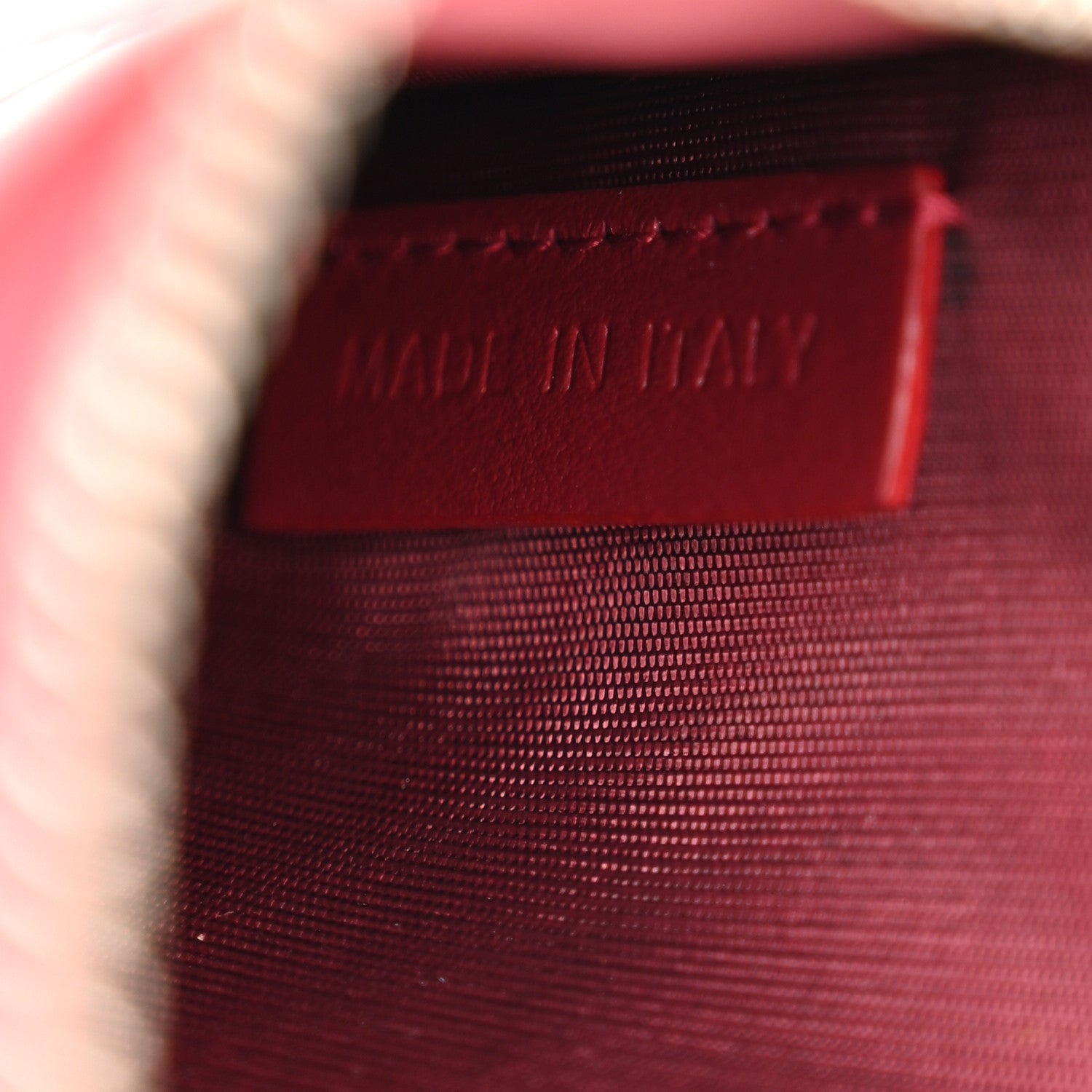 Christian Dior Patent Cannage Lady Dior Clutch Rouge Ceris 8 of 13