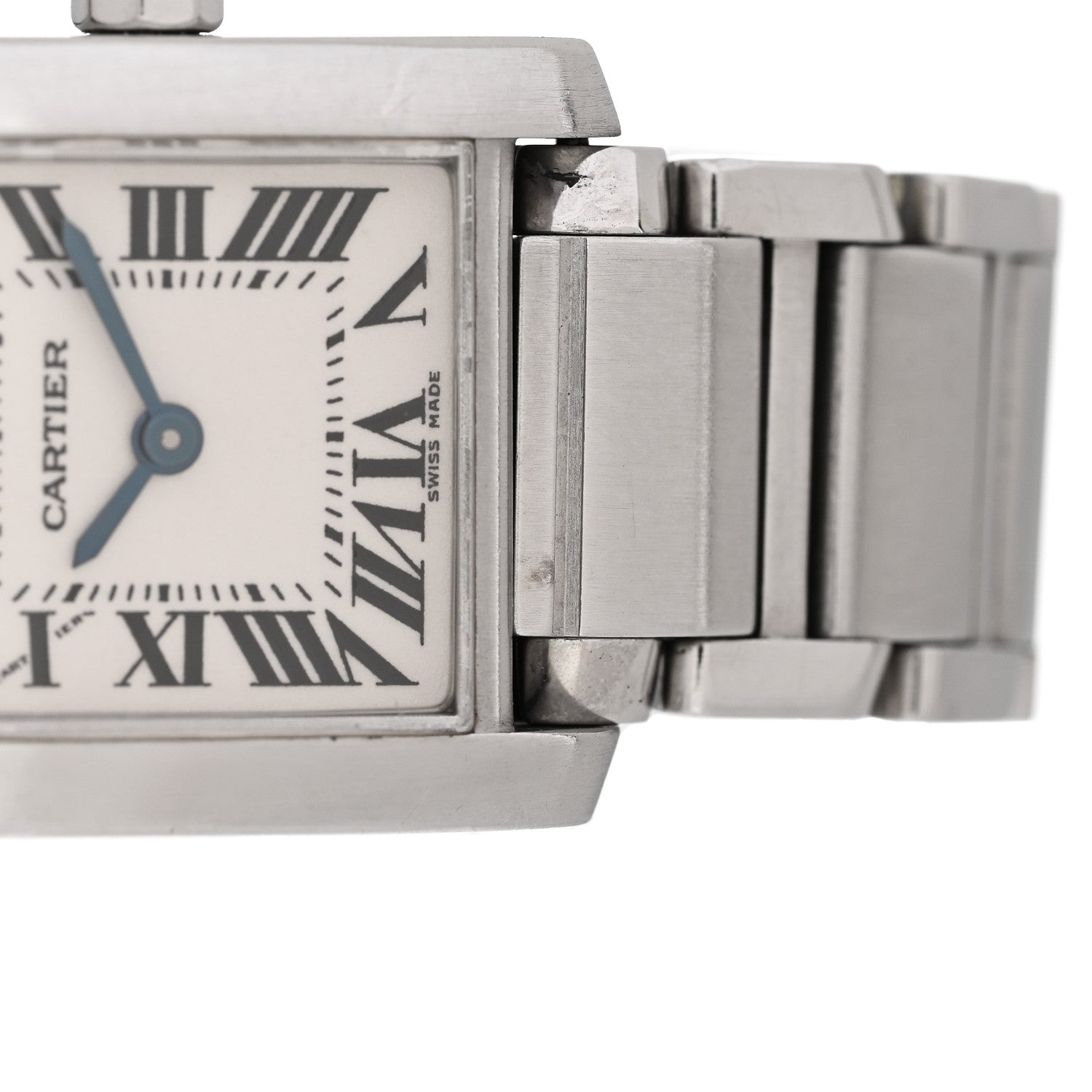 Cartier Stainless Steel 20mm Tank Francaise Quartz Watch 5 of 7