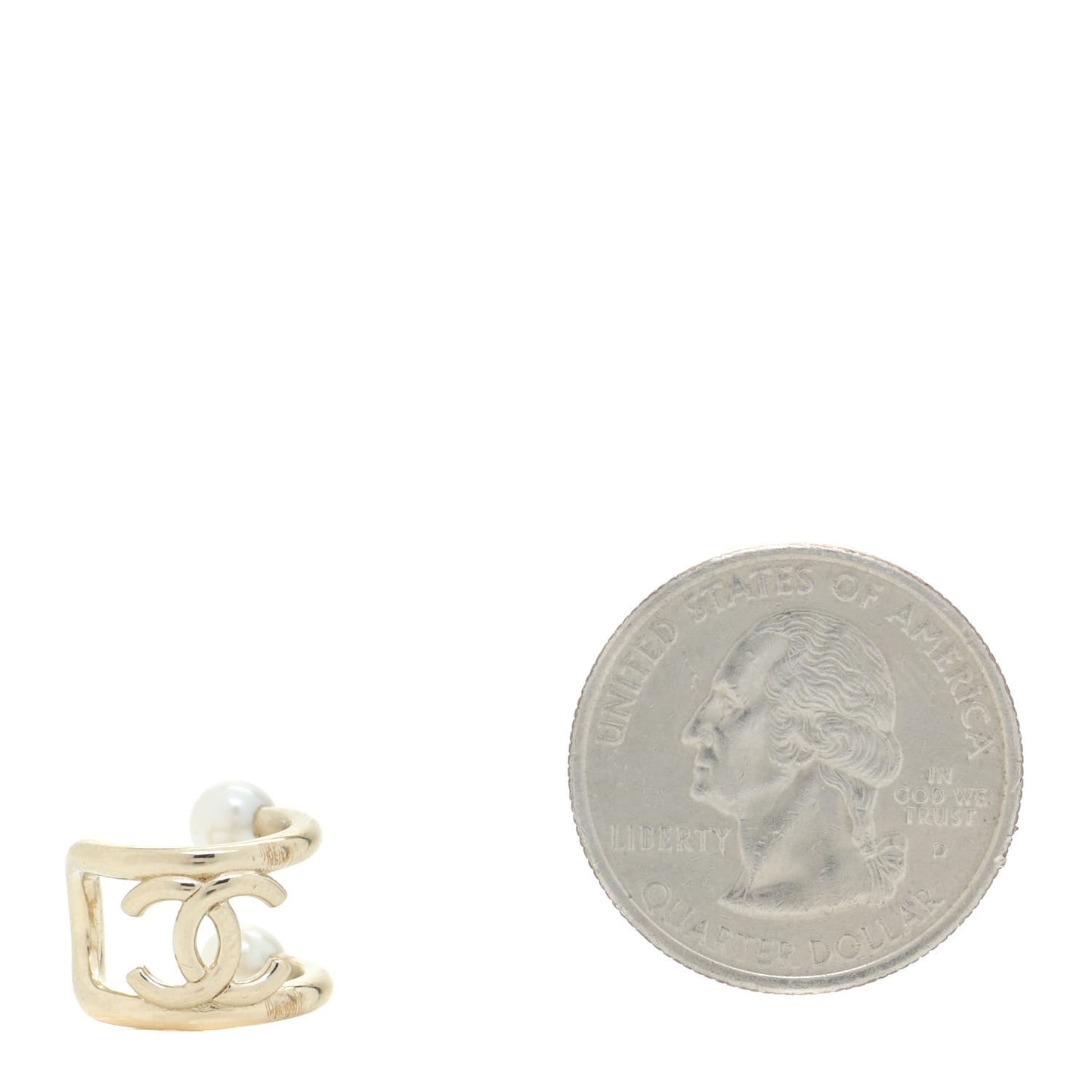 Pearl CC Single Ear Cuff Gold
