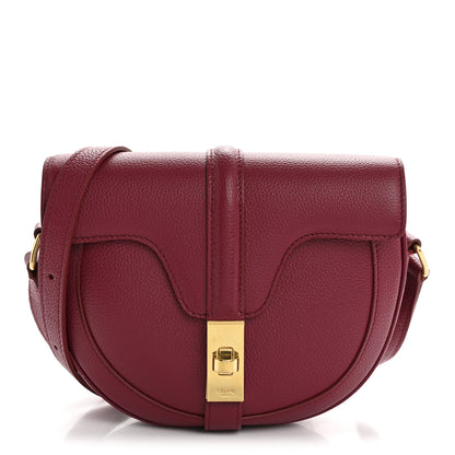 Celine Grained Calfskin Besace Small 16 Red 1 of 16