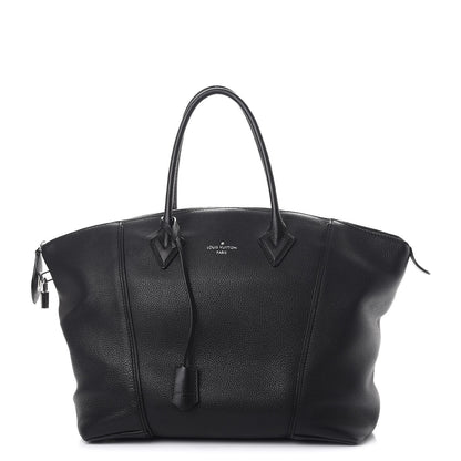 Louis Vuitton Veau Cachemire Soft Lockit MM Black 1 of 11