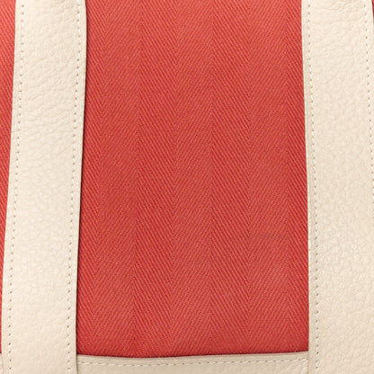 Hermes Grand Chevron Weave Negonda Garden Party 30 TPM Rouge Craie 7 of 9