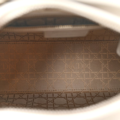 Christian Dior Lambskin Cannage Medium Lady Dior White 5 of 17