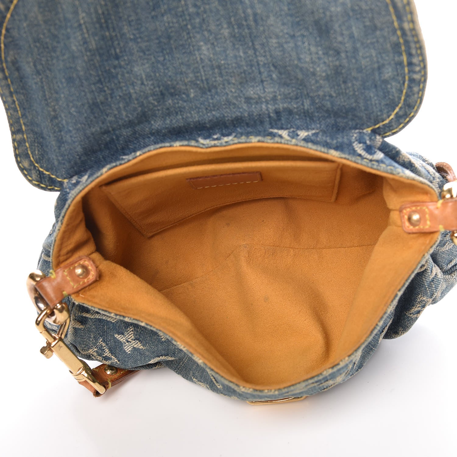 Louis Vuitton Monogram Denim Mini Pleaty Blue 7 of 13