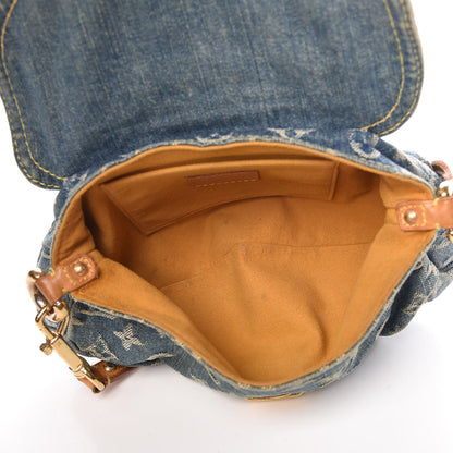 Louis Vuitton Monogram Denim Mini Pleaty Blue 7 of 13