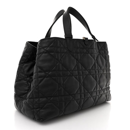 Christian Dior Calfskin Macrocannage Large Toujours Black 3 of 13