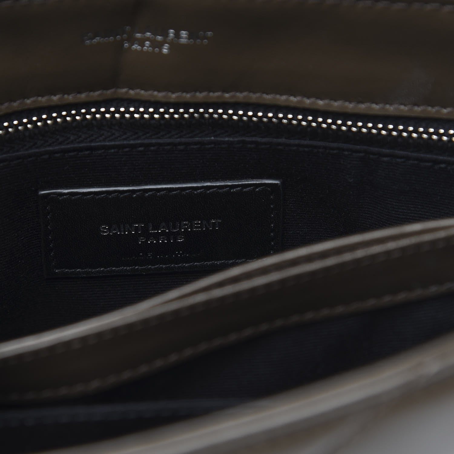 Saint Laurent Calfskin Y Quilted Monogram Toy Loulou Crossbody Bag Faggio 7 of 10