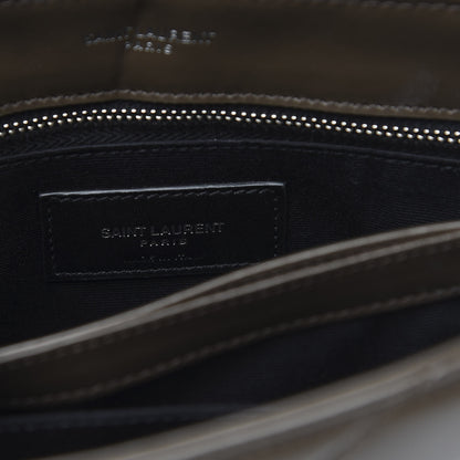 Saint Laurent Calfskin Y Quilted Monogram Toy Loulou Crossbody Bag Faggio 7 of 10