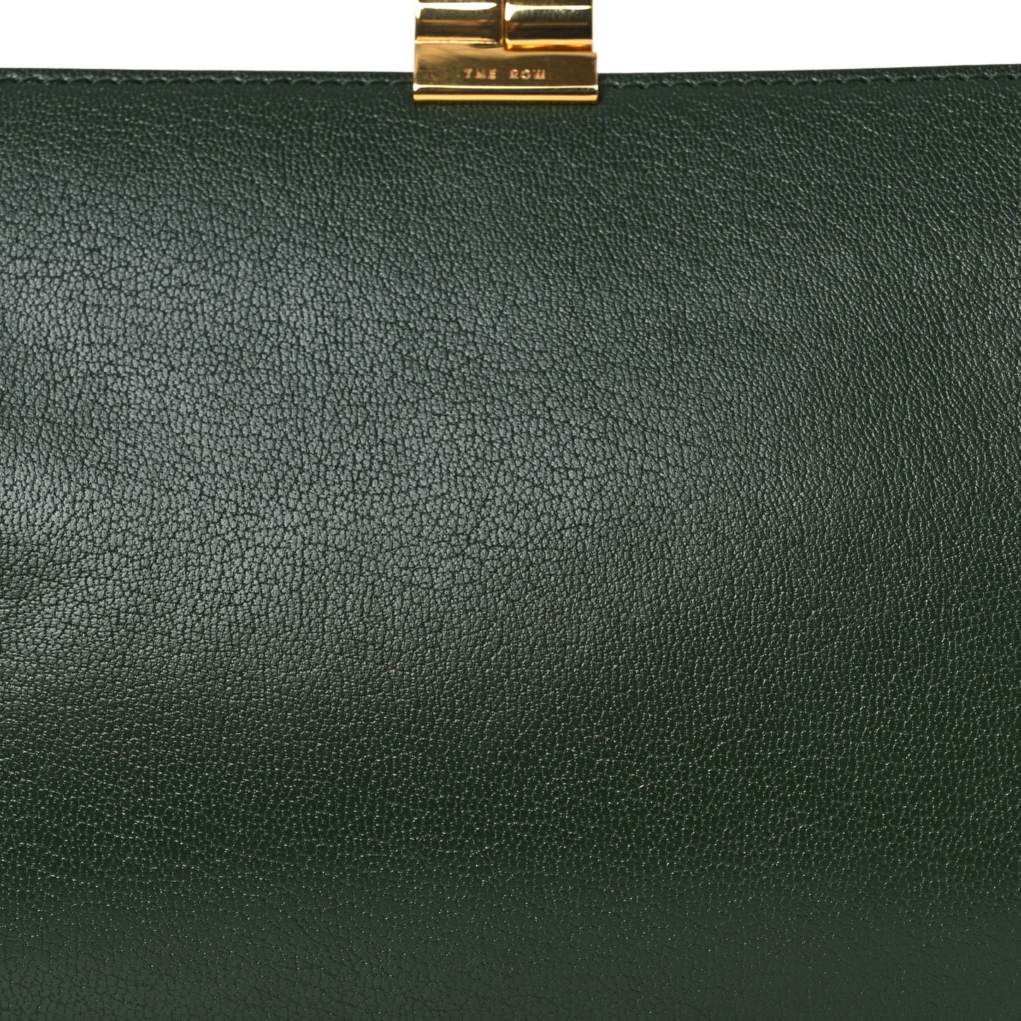 Goatskin Amazon Clutch Seaweed Green