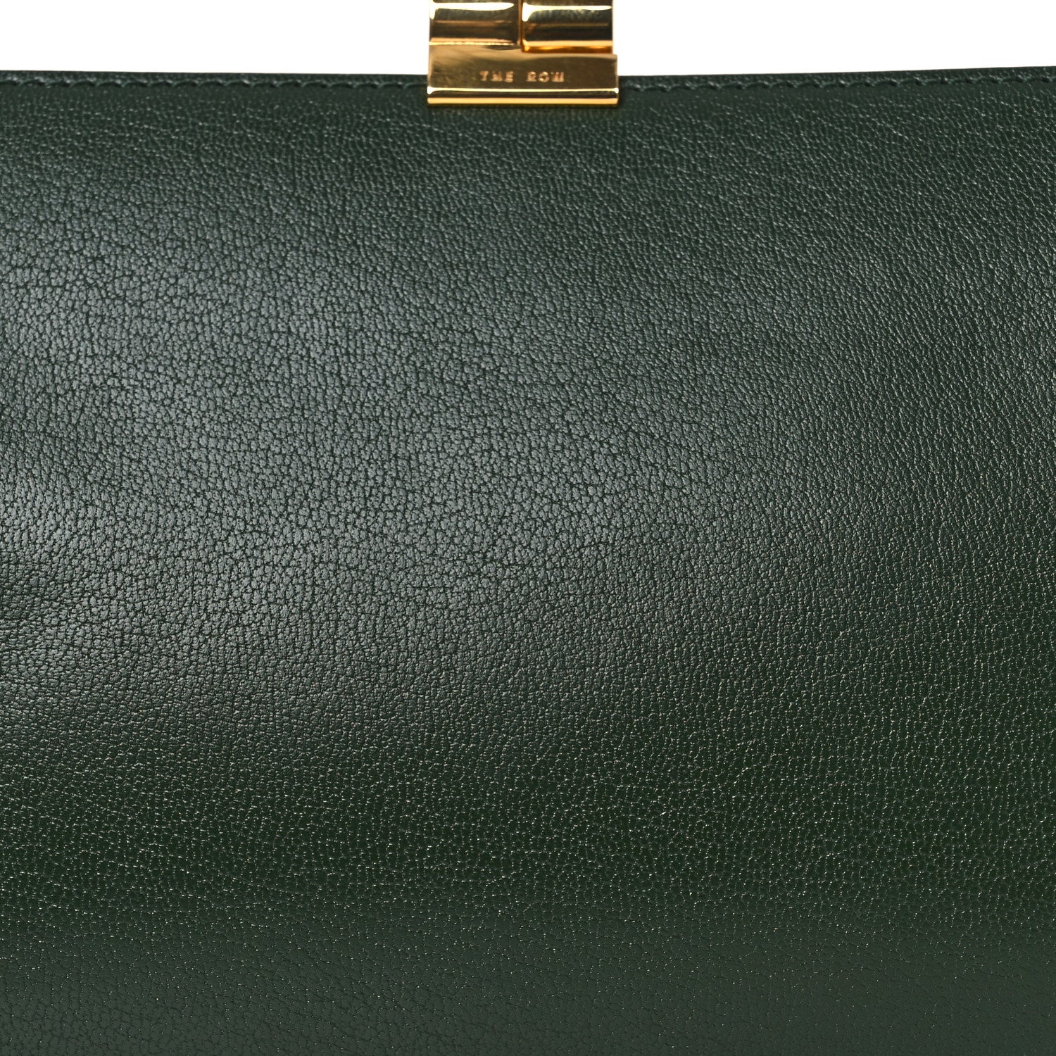 The Row Goatskin Amazon Clutch Seaweed Green 7 of 11