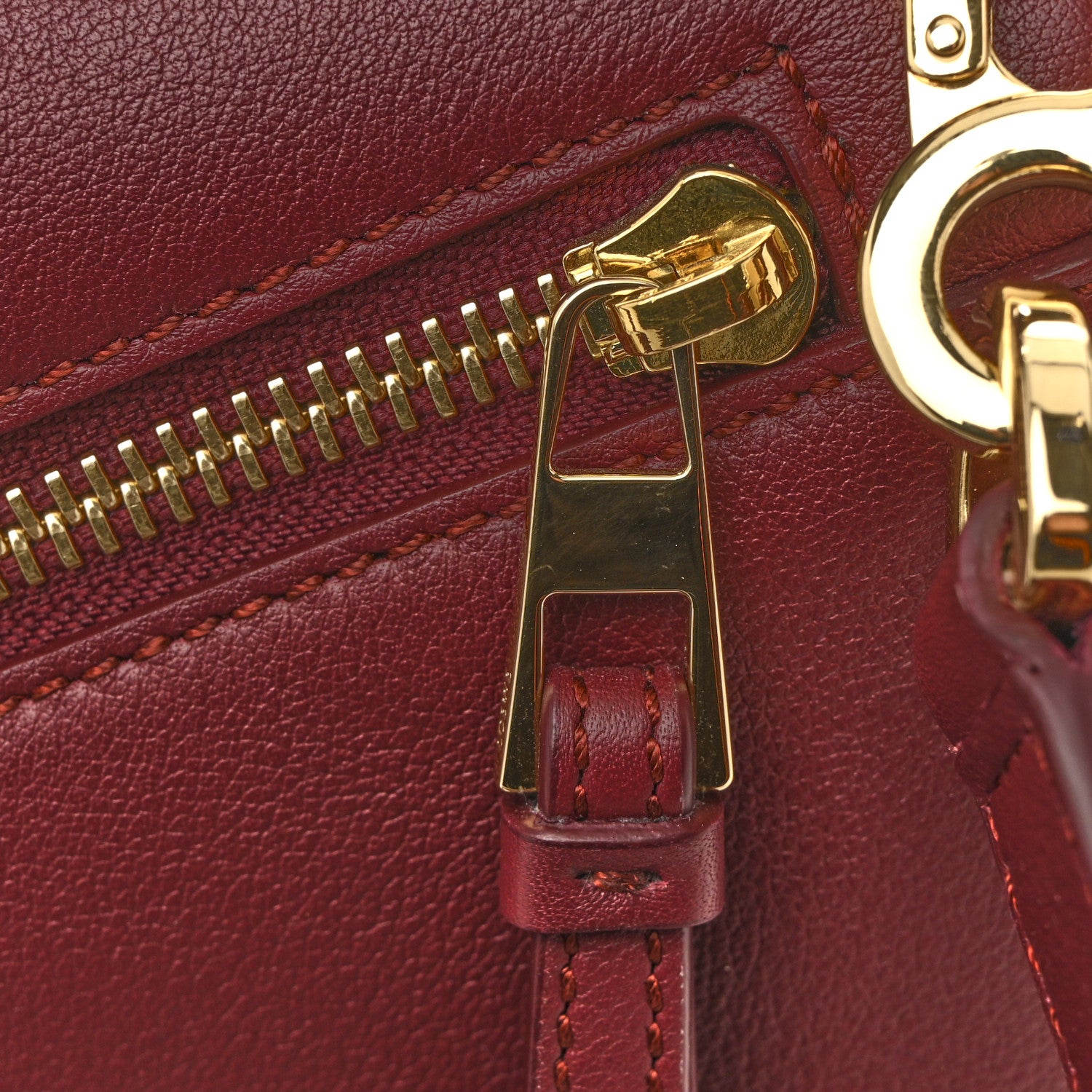 Loewe Calfskin Small Puzzle Bag Wild Berry 13 of 14