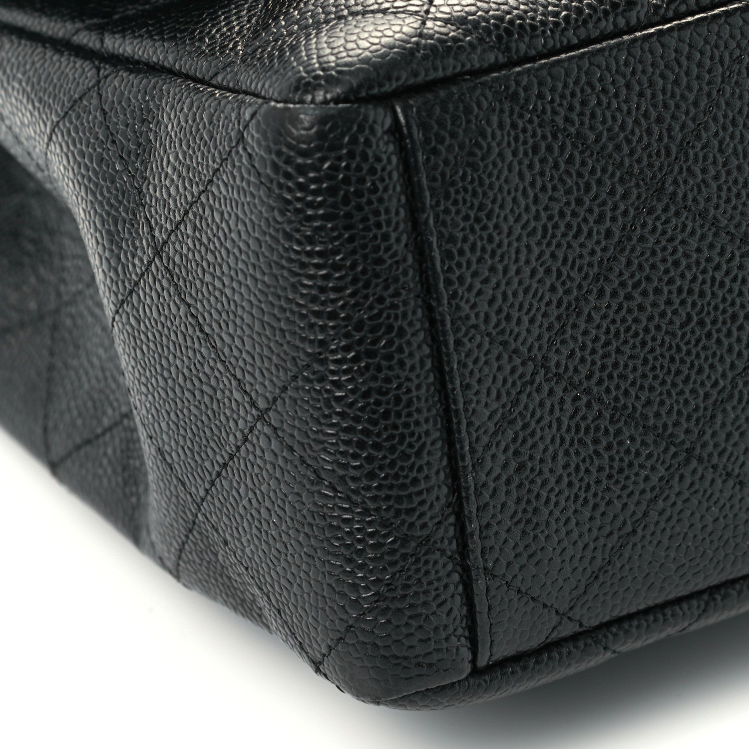 Chanel Caviar Quilted Maxi Single Flap Black 10 of 12