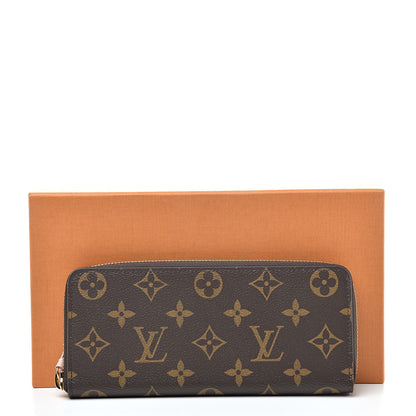 Louis Vuitton Monogram Clemence Wallet Rose Ballerine 9 of 9