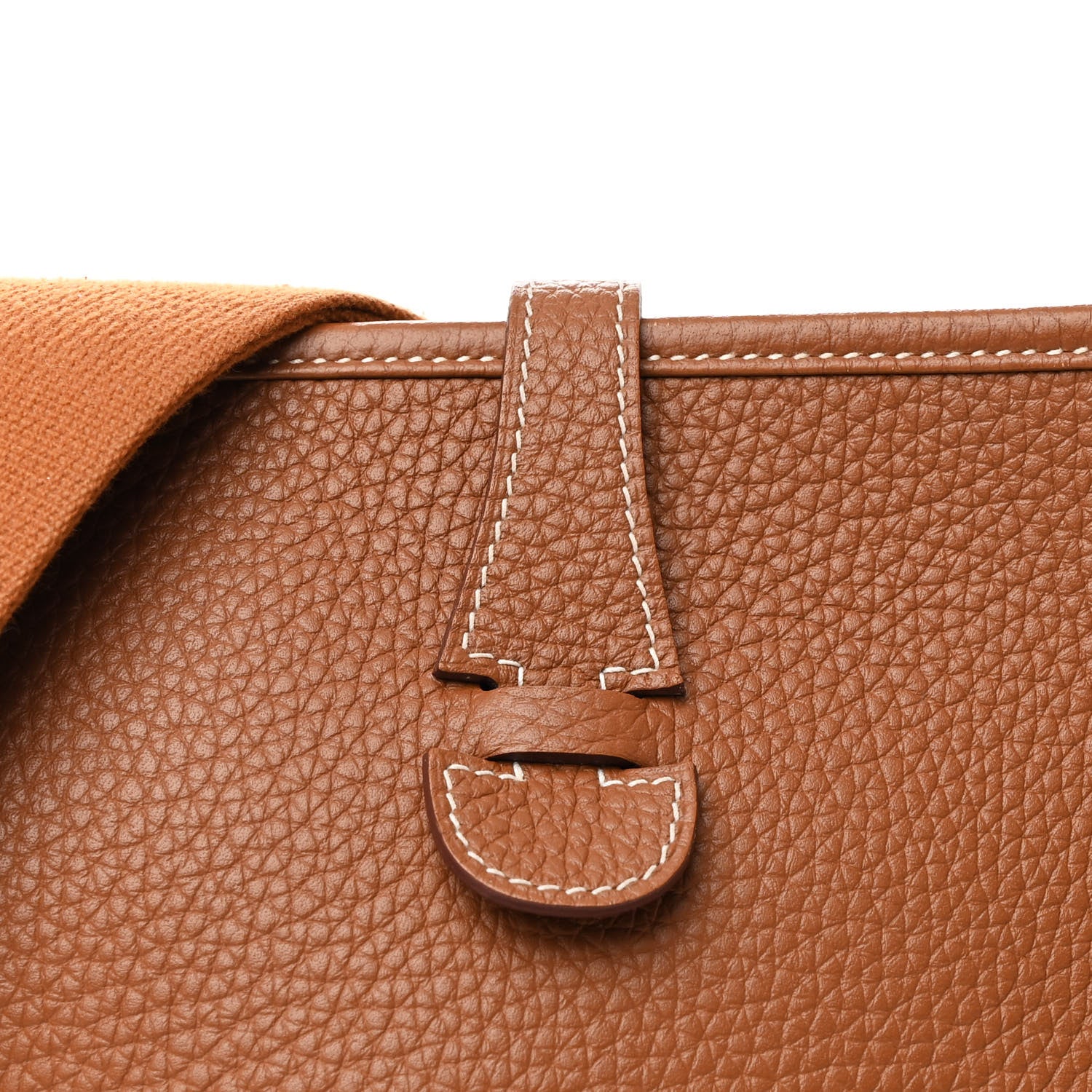 Hermes Taurillon Clemence Evelyne III PM Gold 8 of 11