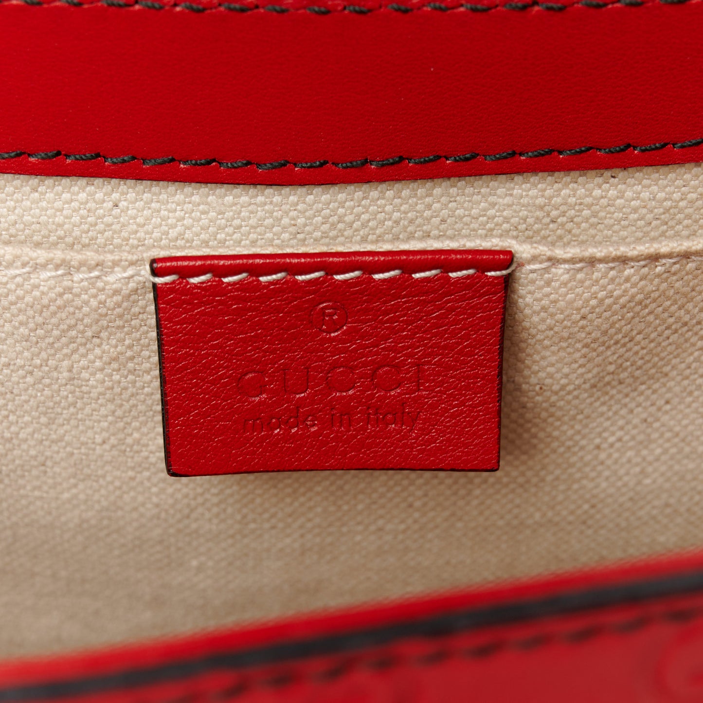 Guccissima Medium Emily Chain Shoulder Bag Red