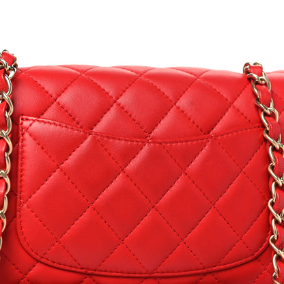 Chanel Lambskin Quilted Mini Rectangular Flap Red 11 of 12