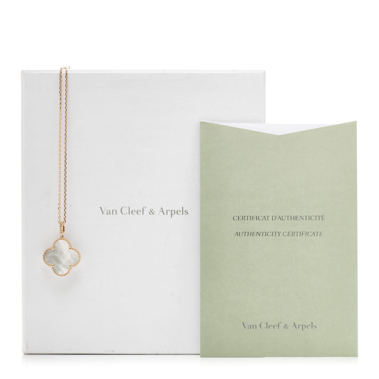 Van Cleef & Arpels 18K Yellow Gold Mother of Pearl Magic Alhambra Long Necklace 7 of 7