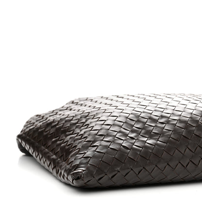 Bottega Veneta Calfskin Intrecciato Large Hop Ebano 8 of 9