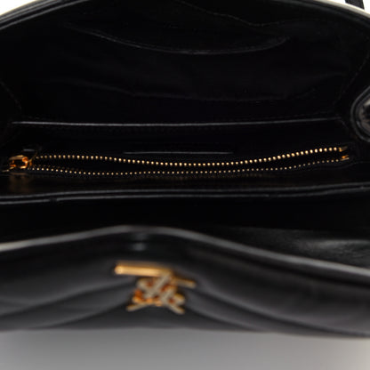 Saint Laurent Calfskin Y Quilted Monogram Toy Loulou Crossbody Bag Black 4 of 4