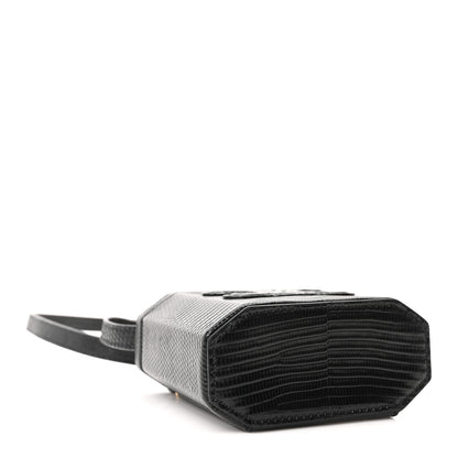 Celine Lizard  Triomphe Mini Vanity Case Black 4 of 8