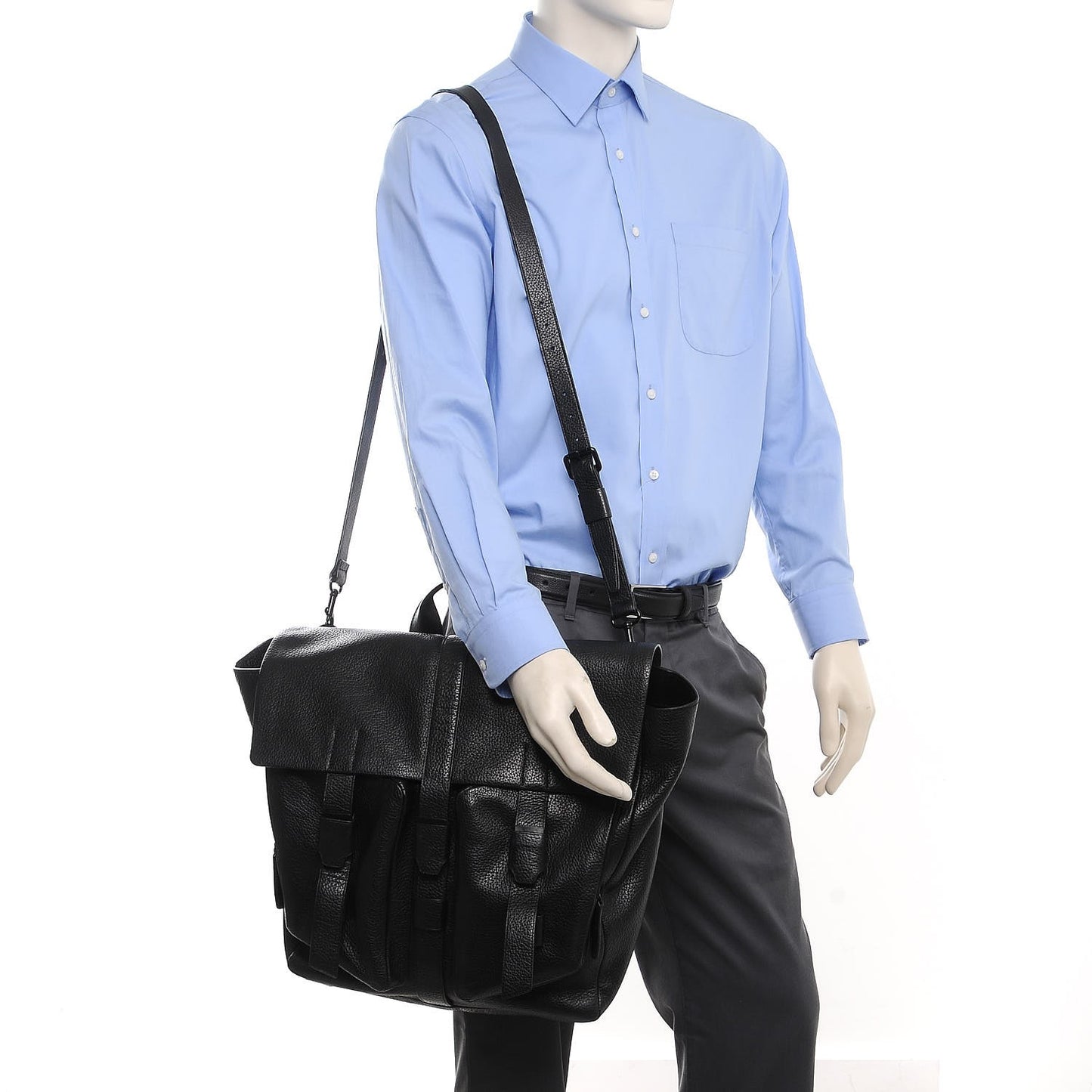 Metal Calfskin Braided Peace Sign CC Brooch Blue Purple Gold