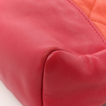 Chanel Lambskin Quilted Large 31 Shopping Bag Orange Red 11 of 15