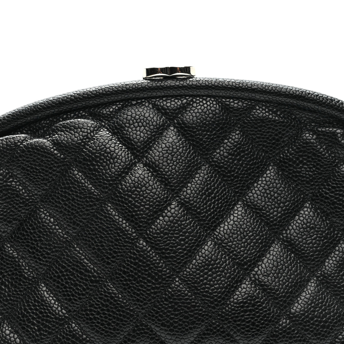Caviar Quilted Timeless Clutch Black