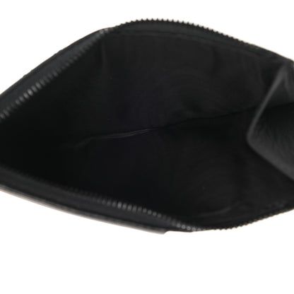 Christian Dior Ultra Matte Lambskin Cannage Small Lady Dior Zip Card Holder Black 5 of 8