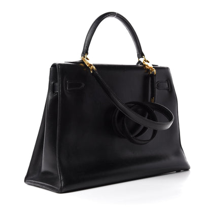 Hermes Box Kelly Sellier 32 Black 3 of 16