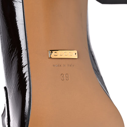 Gucci Kid Soft Lux Horsebit Mid Heel Loafer Pumps 39 Brown 6 of 8