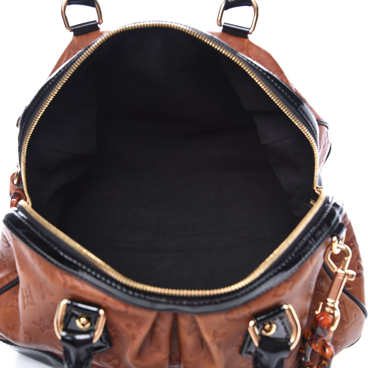 Louis Vuitton Cuir Embossed Monogram Stephen Bag Fauve 5 of 13
