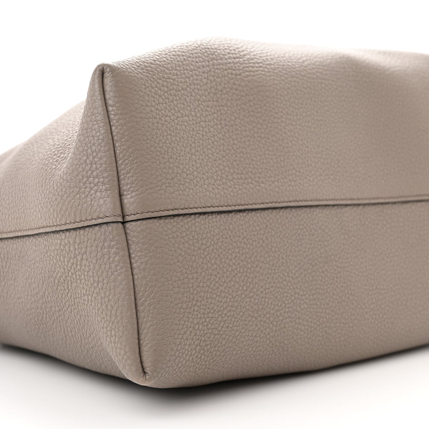 Vitello Daino Shopping Tote Argilla
