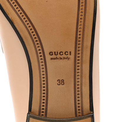 Gucci Malaga Kid Web Womens Horsebit Loafers 38 Skin Rose 6 of 9