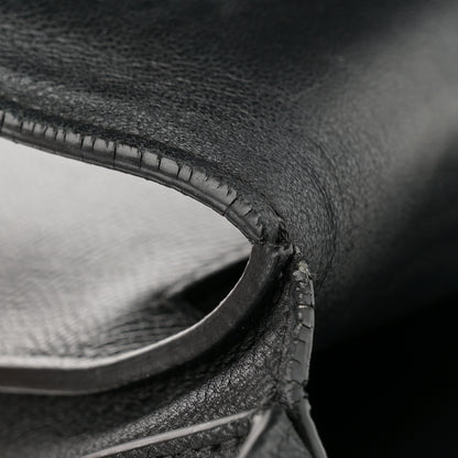 Celine Grained Calfskin Compact Trotteur Black 11 of 12