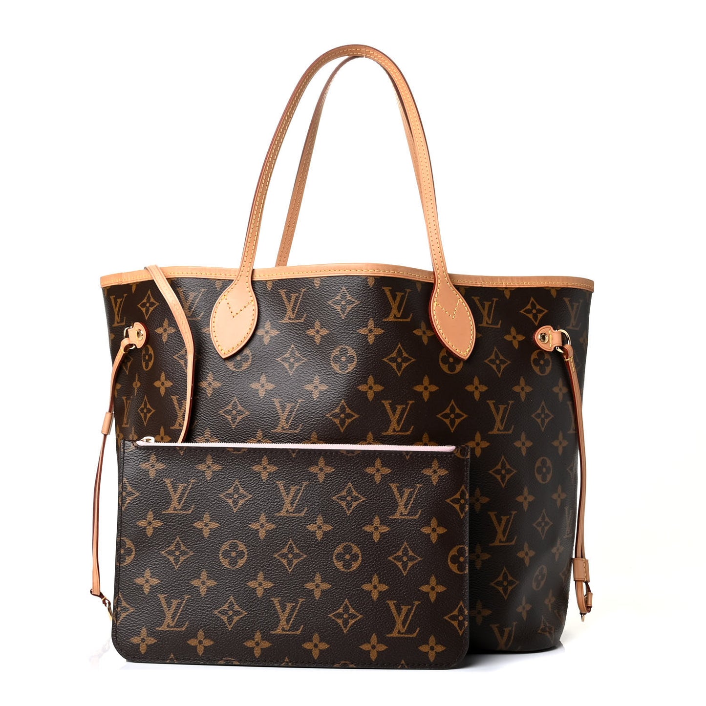 Monogram Neo Neverfull MM Rose Ballerine