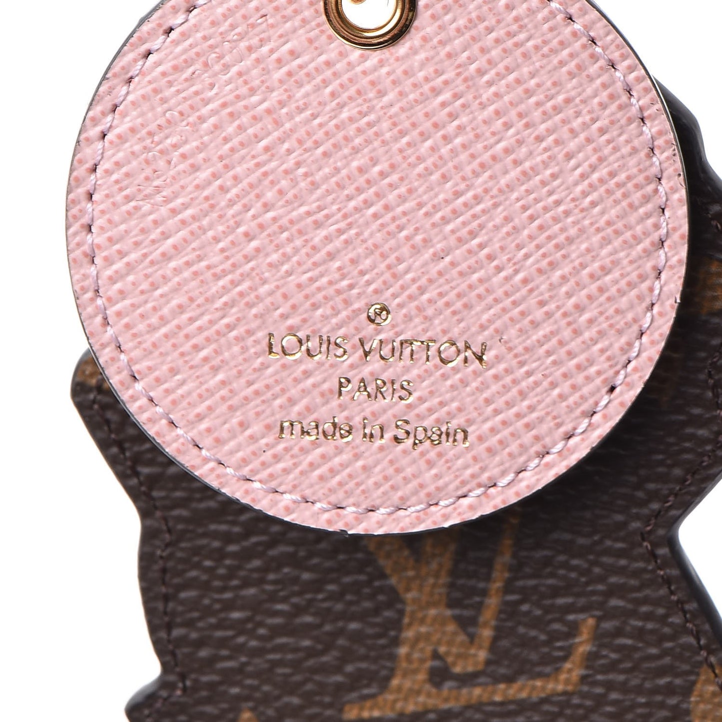 Calfskin Monogram World Tour Bag Charm Key Holder